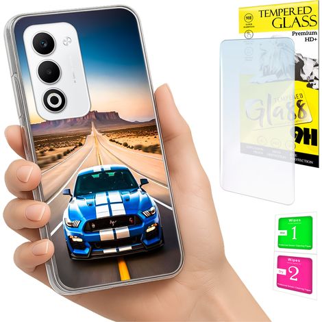 Coque pour Oppo A5 5G avec protection photo, coque arrière et verre trempé 9H (1/5)