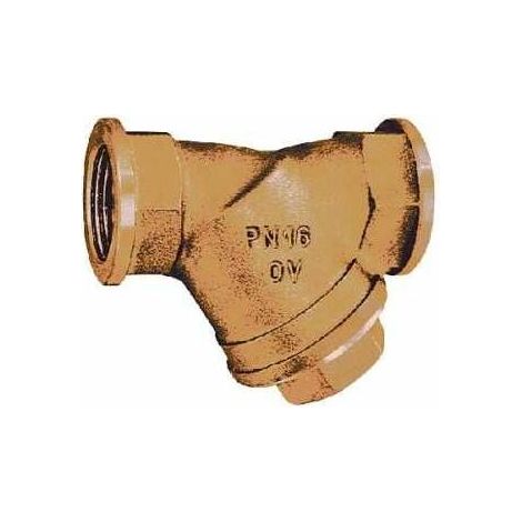 Riegler Schmutzfänger, Rotguss, G 1 1/2, DN 40, MW 0,25 mm (1/5)