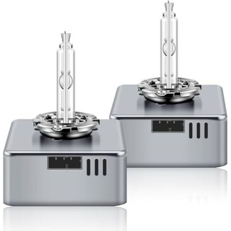 Ampoules de phares xénon HID D5S 6000K 35W, blanc diamant, feux de croisement et de route, lampe à décharge 12V étanche, lot de 2