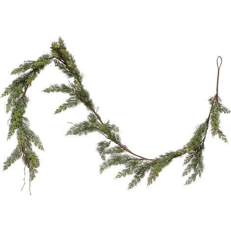 Guirlande De Noël En Cèdre Artificiel - 3 M - Pour Cheminée Intérieur Extérieur - Décoration Festive Maison Fête - 1 Pièce (1/5)