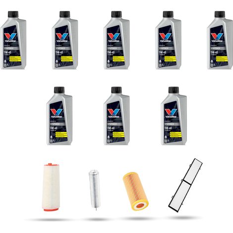 Kit tagliando 4 FILTRI e 8L OLIO compatibile con Bmw serie 3 (E90,E91,E92,E93) 330d 155kw dal 2005 (1/5)
