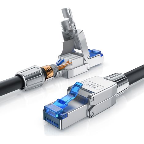 Primewire Patchkabel CAT 8 - Gigabit Ethernet LAN Kabel - 40 Gbit/s - S/FTP PIMF Schirmung - Netzwerkkabel - 0,25m (1/5)