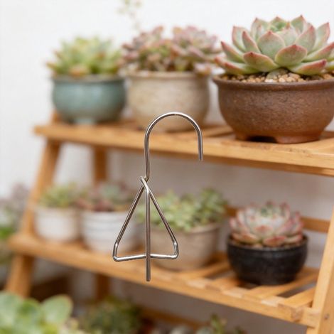 Lot de 10 crochets résistants pour pots de plantes succulentes, supports de jardin vertical peu encombrants pour paniers suspendus et pots décoratifs