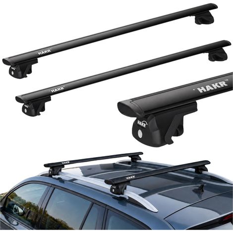 Portaequipajes de techo para rieles Audi A6 C4 1994-1997 familiar, gancho de aluminio (1/5)