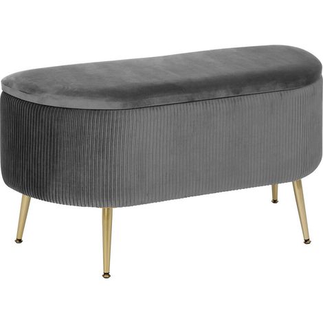Sitzbank für den Flur mit Stauraum SOLARO, 100 x 40 x 53 cm (1/5)