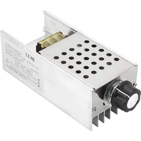 Motordrehzahlregler, 6000 W AC 220 V SCR elektrischer Spannungsregler Motordrehzahlregelung Dimmer-Thermostat (1/5)