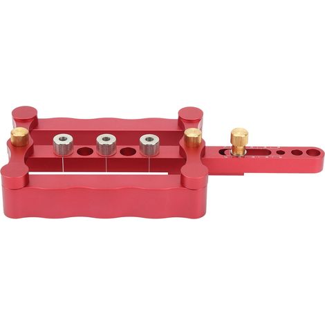 Gabarit de perçage pour tourillons de menuiserie, guide de perçage pour trous dans le bois, kit d'outils de positionnement de poinçons à faire soi-même, accessoires de menuiserie
