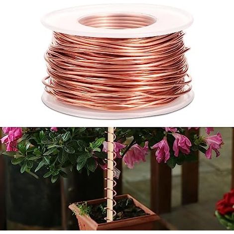 Fil de Cuivre Électroculture, 20 m, 99, 9% Pur, 16 Gauge, Jardin, Plantes, Légumes, Culture, Antenne (1/5)