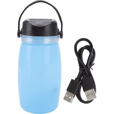 Lampe de tasse solaire rechargeable USB, lampe de camping lumineuse pour tente et activités de plein air (1/3)