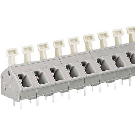 Bornier à ressort WAGO 256-502 2.50 mm² Nombre de pôles 2 gris 1 pc(s) (1/4)