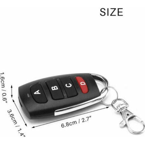 Télécommande universelle porte de garage Clé sans Fil Électrique Portail Alarme (1/4)