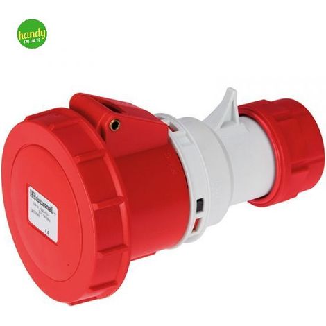 Presa dritta industriale Elettrocanali 3 poli + neutro + terra 16 a 380 v ip67