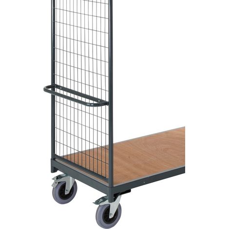 PROVOST - Poignée de chariot en acier gris anthracite pour charges volumineuses - Provost