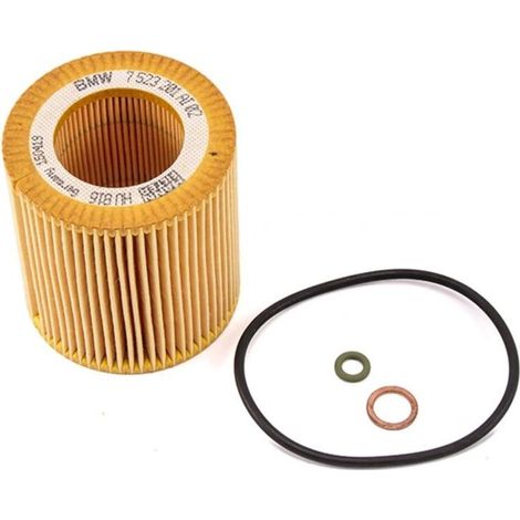 Filtre à huile moteur et joint d'étanchéité pour N50 N52 N53 N54 N55 11427953129 11428637820 11428637821 Filtre à huile pour voiture (1/3)