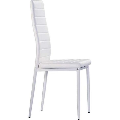 Pack 4 sillas Noa en acabado blanco, 96cm(alto) 41cm(ancho) 52cm(largo) (1/3)