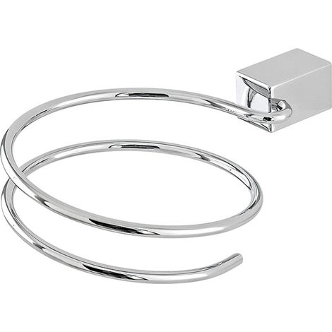 Porta asciugacapelli bagno moderno fissaggio a parete phon serie Unica (1/3)