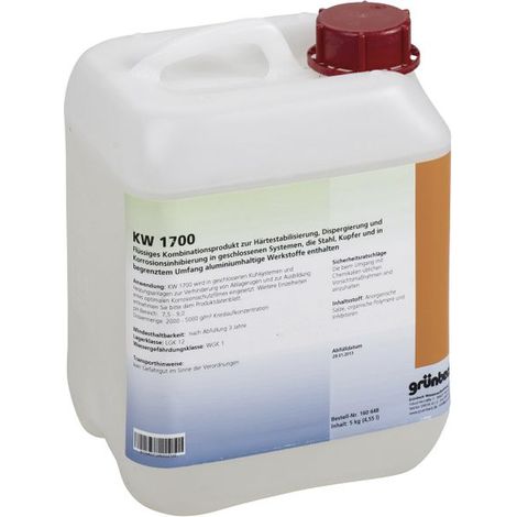 Grünbeck Dosierchemikal KW 1700, molybdänhaltiger Korrosionsinhibitor, 5kg, 160648
