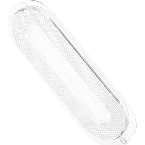 Pantalla LED ovalada para campana extractora, lente transparente de ABS de repuesto, protección duradera para la iluminación de la cocina. (1/4)