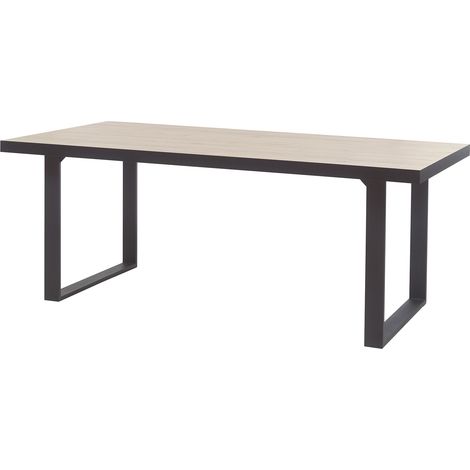 Table de salle à manger industrielle chêne/anthraicte Alrik (1/5)