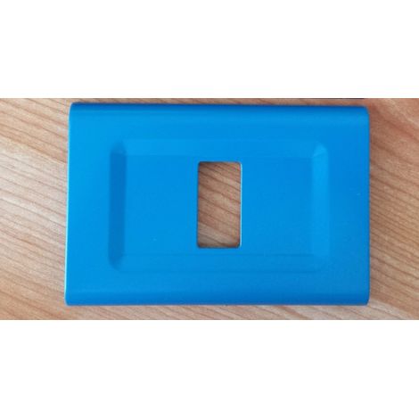 Placchette Placche In Abs Serie Magic Elite Bticino Compatibili Color Copriprese Turquoise
