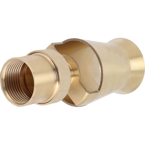 Buse de fontaine en laiton, style tour de glace, en cèdre, réglable, pour bassin, filetage femelle G1, 32 mm (1/5)