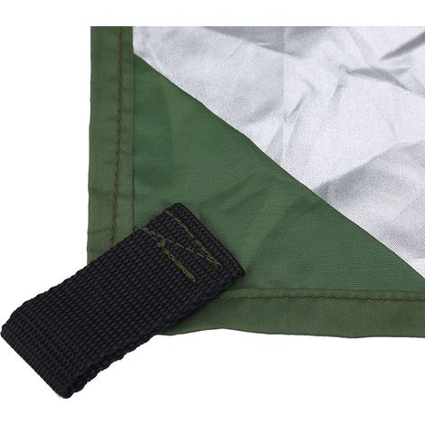 Bâche de protection imperméable et légère pour abri de jardin (Couleur verte) (1/3)