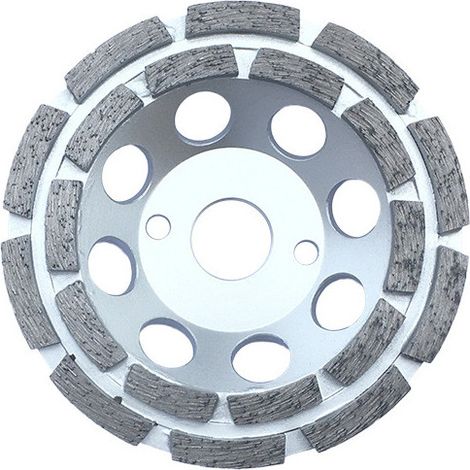 Plateau de Surfaçage Diamanté Pro TAURUS D. 125 x Al. 22,23 x Ht. 4,8 / 5 mm - Béton, Granite, Marbre - Diamwood (1/2)