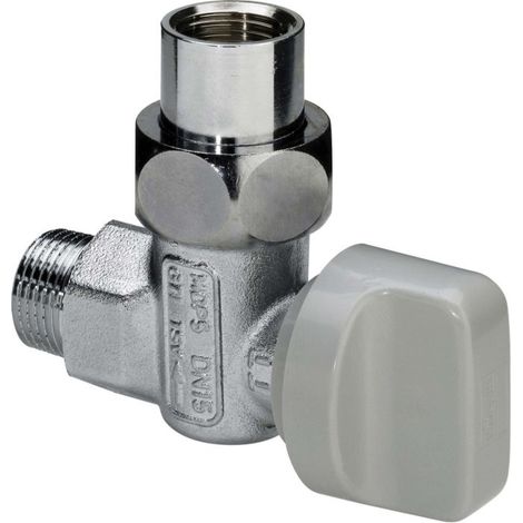 Viega Vanne à boisseau sphérique pour appareil à gaz 526160 R/Rp 2000 , laiton chromé, angle, avec TAE