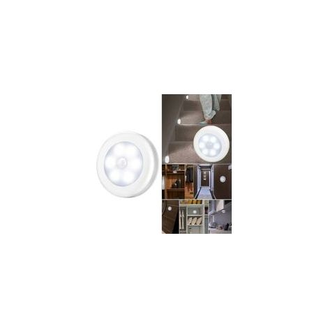 LED-Nachtlicht mit Bewegungsmelder, Nachttischlampe für den Kleiderschrank, Babylampe, Weiß - Crezuo