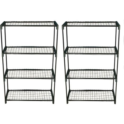 Greenhouse Staging Shelving Racking 4 Tier (Pack of 2) (1/5)