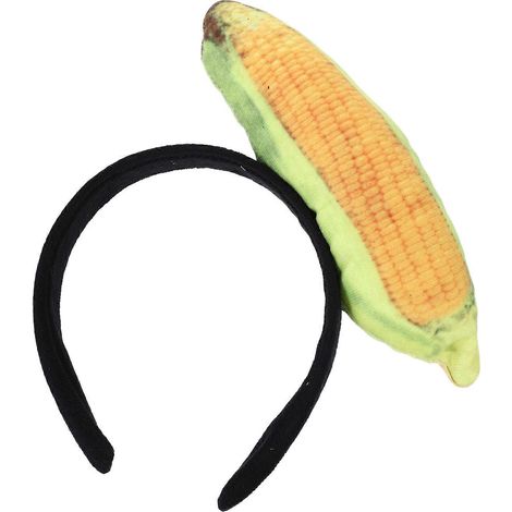 Bandeau en forme de maïs, adorable coiffe en forme de légume, bandeau décoratif-20.00X18.00X3.50CM (1/4)