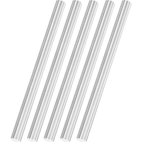 5 Pièces Tiges Rondes en Acier, 6.3mm Diamètre x 100mm Longeur Tige Metal Ronde Acier Rapide (HSS) SKD11 pour Arbre Perceuse Machine à Aléser Bricolage Artisanat Construction (1/5)