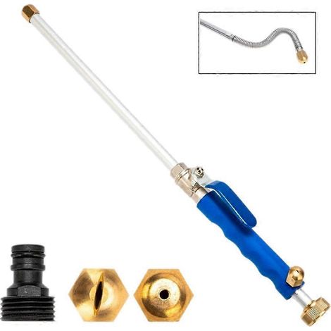Lance de lavage haute pression pour voiture, buse de lavage, outil de nettoyage bleu (1/5)