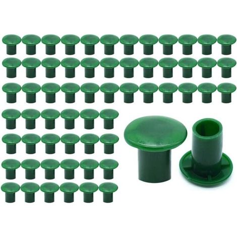 60 Gummispitzen für Bohnenstängel – 3 cm, Grün, Gartenschutzset