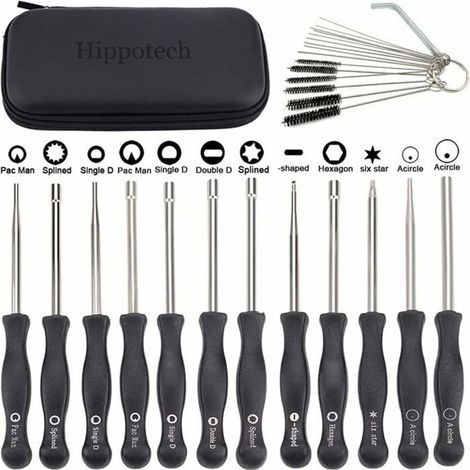 Kit de réglage carburateur – 12 pièces – Acier trempé – Compatible STIHL, Husqvarna, ECHO (1/4)