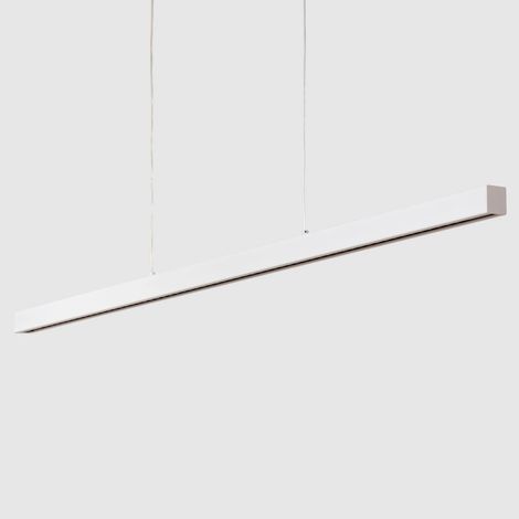 Lampada a Sospensione Lineare LED 42W Alluminio CCT Doppia Luce Funky Sly Bianco Selezionabile (Caldo-Naturale) 2700K - 3500K - 4000K (1/5)
