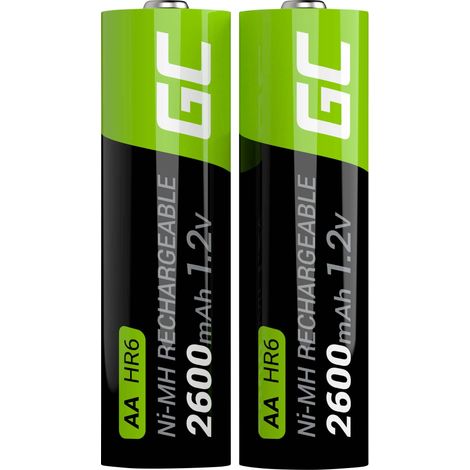 Green Cell HR6 Pile rechargeable LR6 (AA) NiMH 2600 mAh 1.2 V 2 pc(s) (1/3)