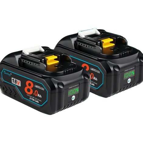 Batterie, capacité 8Ah, performance de décharge élevée, 2 PCS 8Ah Batterie (1/2)