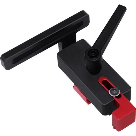Butée de rail de guidage en forme de T pour menuiserie – en aluminium (T45 noir) (1/2)