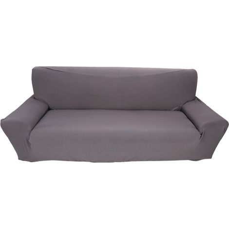3 Seater Polyester Loveseat Chair Stretch Sofa Couch Protect Cover Slipcover Grey