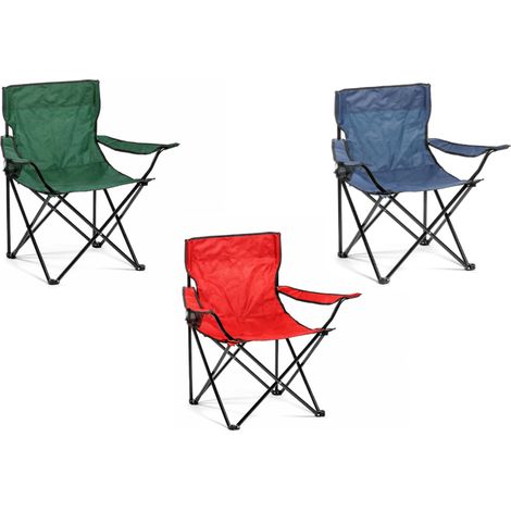 Sedia Camping Spiaggia Pieghevole Con Schienale Da Giardino Modello Randazzo, misuraRandazzocoloreVerde (1/5)