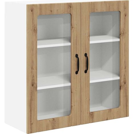 Meubles de Rangement,Armoire de cuisine avec étagère Chêne artisanal 80 x 31 x 80 cm CFW226586 (1/5)