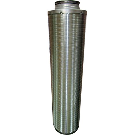 Wolf Silenziatore DN160 L:1000mm con isolamento 50mm, per CWL, 2577367