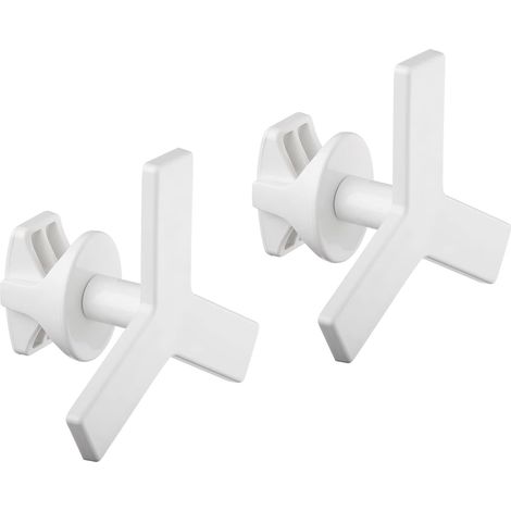 Paire de Handy Minimal Tubes Ronds - Patères pour sèche-serviettes à tubes ronds - Se fixe directement sur le radiateur sèche-serviettes - Force