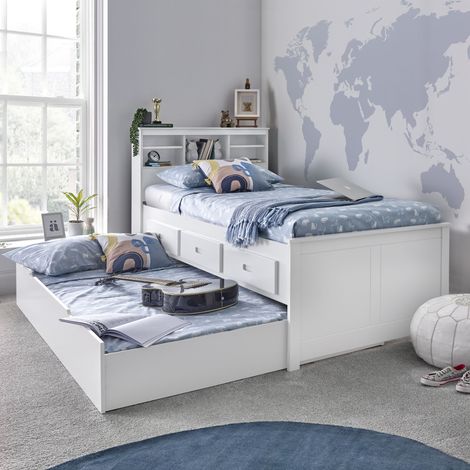 Venus White Guest Bed With Drawers (1/4)