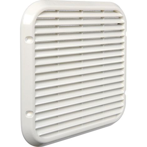 La Ventilazione ASQR2222B Griglia Antisfondamento da Sovrapporre, Alluminio Bianco, 220x220 mm (1/5)