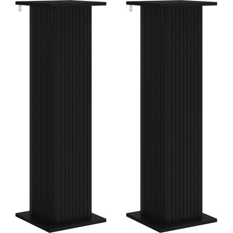 Maison Exclusive - Supporto per piante 2 pcs Nero 30,5 x 30 x 100,5 cm