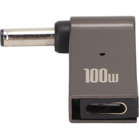 Adaptateur Secteur USB-C PD 100W vers DC 4x1.35mm Charge Rapide Aluminium