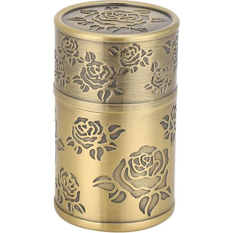 Porte-cure-dents vintage, boîte de rangement pour cure-dents en alliage de zinc