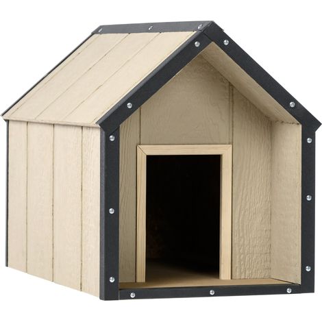 LP SmartSide Niche pour chien - Chenil pour petits chiens, 48 x 74 x H58 cm, Taille S - TIMBELA M970-1 (1/5)